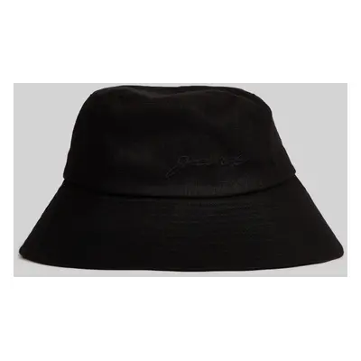 KLOBOUK GANT LINEN BUCKET HAT BLACK