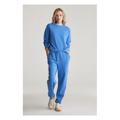 TEPLÁKY GANT REG SHIELD SWEATPANTS PERFECT BLUE