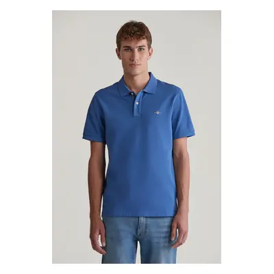 POLOKOŠILE GANT REG SHIELD SS PIQUE POLO EVENING BLUE