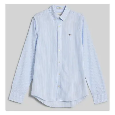 KOŠILE GANT SLIM POPLIN STRIPE SHIRT COLLEGE BLUE