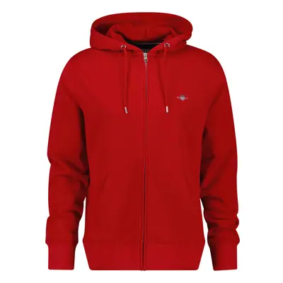 MIKINA GANT REG SHIELD FULL ZIP HOODIE RUBY RED