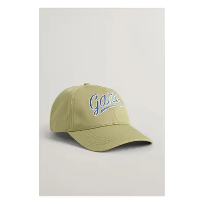 KŠILTOVKA GANT SCRIPT LOGO CAP BEIGE GREEN