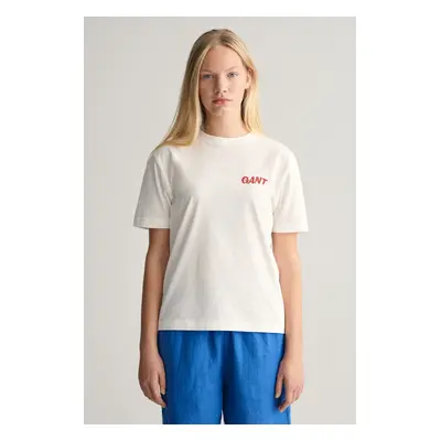 TRIČKO GANT SURF ACADEMY RELAXED T-SHIRT WHITE