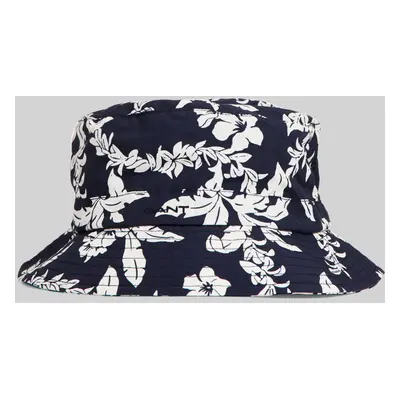 KLOBOUK GANT PALM LEI PRINTED BUCKET HAT EVENING BLUE