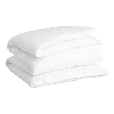 POVLEČENÍ GANT SATEEN STRIPES SINGLE DUVET WHITE