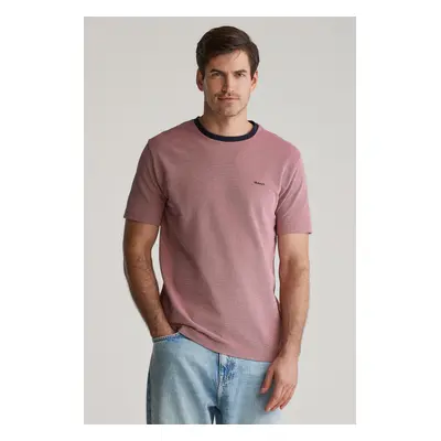 TRIČKO GANT 4-COL OXFORD REGULAR SS T-SHIRT WATERMELON RED