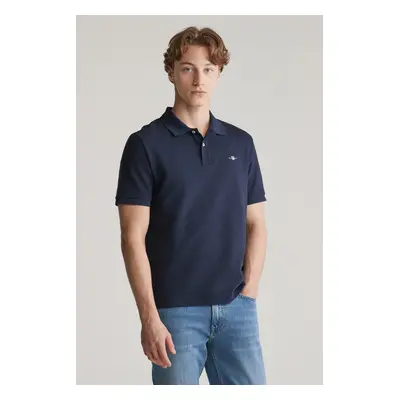 POLOKOŠILE GANT TEXTURED POLO EVENING BLUE