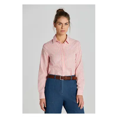 KOŠILE GANT REG POPLIN STRIPED SHIRT PEACHY PINK