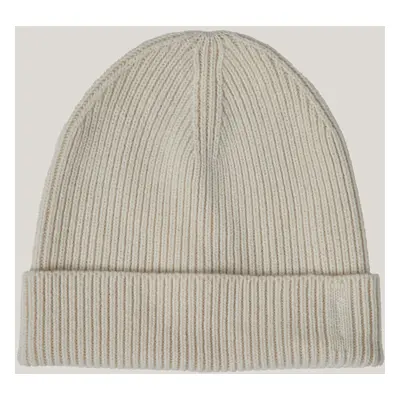 ČEPICE GANT WOOL RIBBED BEANIE CREAM