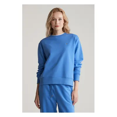 MIKINA GANT SHIELD C-NECK SWEAT PERFECT BLUE