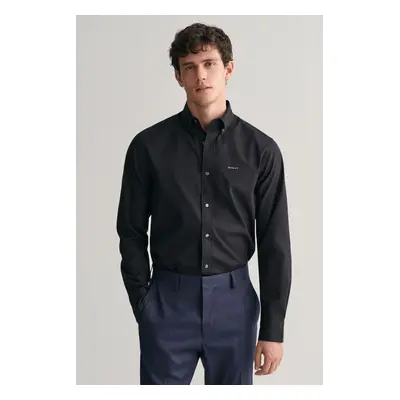 KOŠILE GANT REG PINPOINT OXFORD SHIRT BLACK