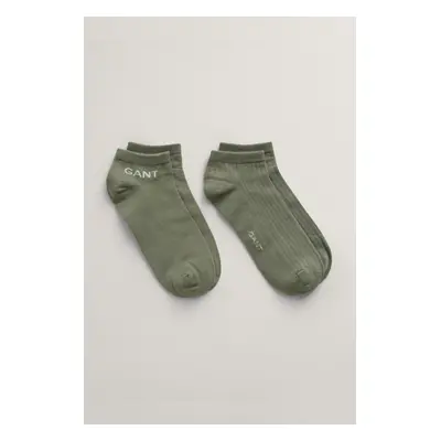 PONOŽKY GANT ANKLE SOCKS 2-PACK DRY GREEN