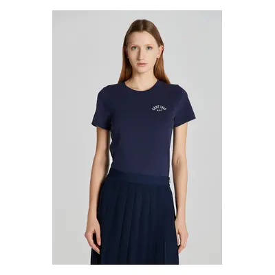 TRIČKO GANT REG ARCH SS T-SHIRT CLASSIC BLUE