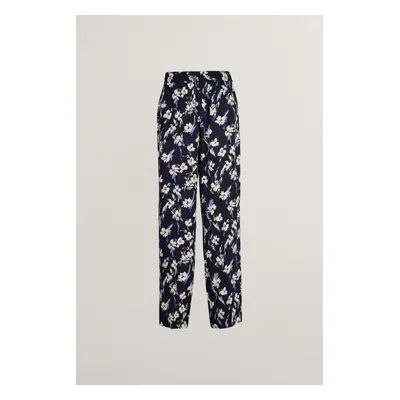 KALHOTY GANT REL FLORAL PULL ON PANTS EVENING BLUE