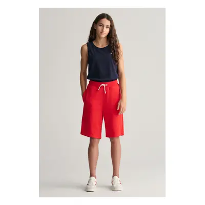 TEPLÁKOVÉ ŠORTKY GANT SHIELD SWEAT SHORTS BRIGHT RED