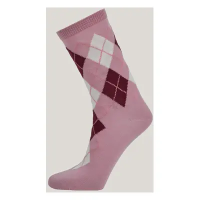 PONOŽKY GANT ARGYLE SOCKS DUSTY PINK