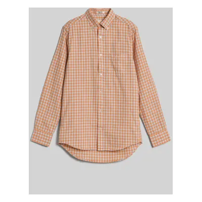 KOŠILE GANT REG ARCHIVE OXFORD CHECK SHIRT CORAL APRICOT