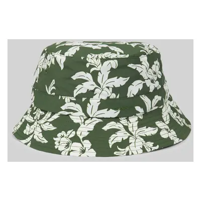 KLOBOUK GANT PALM LEI PRINTED BUCKET HAT PINE GREEN