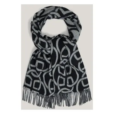 ŠÁLA GANT G PATTERN SCARF BLACK