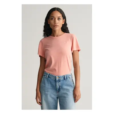 TRIČKO GANT REG SUNFADED SS C-NECK T-SHIRT PEACHY PINK