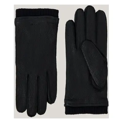 RUKAVICE GANT CASHMERE LINED LEATHER GLOVES BLACK