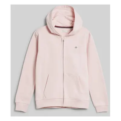 MIKINA GANT SHIELD ZIP HOODIE CRYSTAL PINK