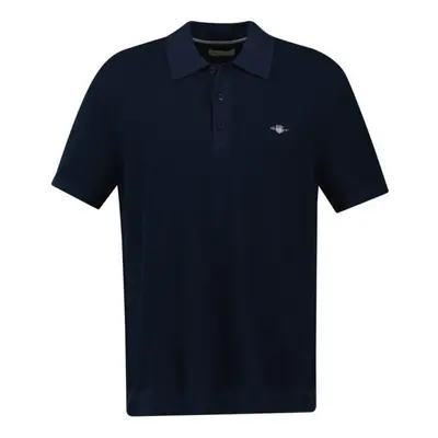 SVETR GANT MICRO TEXTURED COTTON SS POLO EVENING BLUE