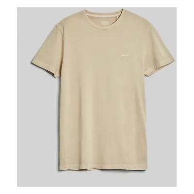 TRIČKO GANT SUNFADED SLIM PIQUE SS T-SHIRT SILKY BEIGE