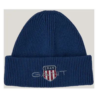 ČEPICE GANT ARCHIVE SHIELD COTTON BEANIE VINTAGE BLUE