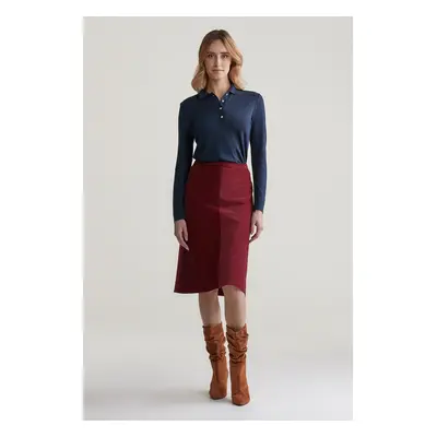 SUKNĚ GANT CORD SKIRT PLUMPED RED