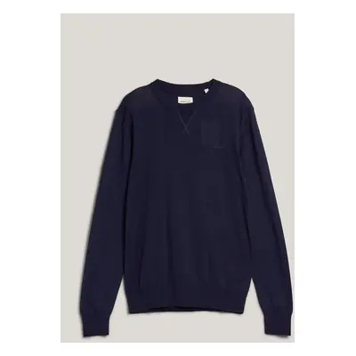 SVETR GANT FINE COTTON C-NECK CLASSIC BLUE