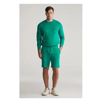 TEPLÁKOVÉ ŠORTKY GANT REG SHIELD SWEAT SHORTS DEEP GREEN