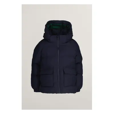 BUNDA GANT HEAVY RAGLAN PUFFER JACKET EVENING BLUE