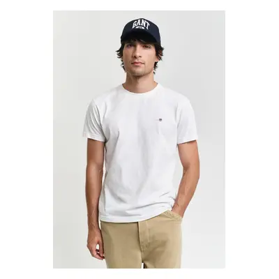 TRIČKO GANT SLIM SHIELD SS T-SHIRT WHITE