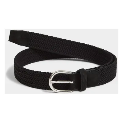 OPASEK GANT ELASTIC BRAID BELT BLACK