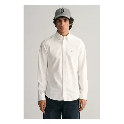 KOŠILE GANT SLIM OXFORD SHIRT WHITE