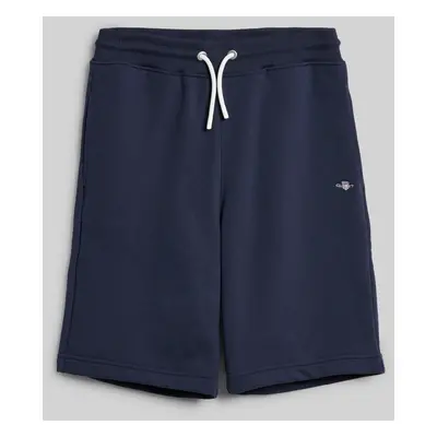 TEPLÁKOVÉ ŠORTKY GANT SHIELD SWEAT SHORTS EVENING BLUE