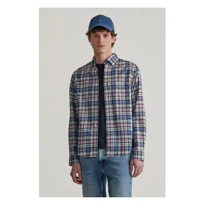 KOŠILE GANT REG ARCHIVE OXFORD CHECK SHIRT DUSTY PINK