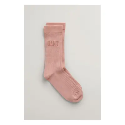 PONOŽKY GANT RIB SOCKS DUSTY ROSE