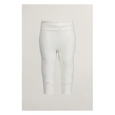 TEPLÁKY GANT STAR AND G PRINTED LEGGINGS WHITE