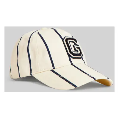 KŠILTOVKA GANT VARSITY STRIPED CAP CREAM