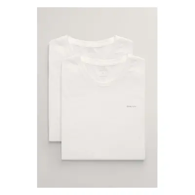 SPODNÍ PRÁDLO GANT C-NECK T-SHIRT 2-PACK WHITE