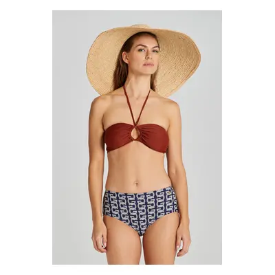 PLAVKY GANT BANDEAU VRCHNÍ DÍL SYRUP BROWN