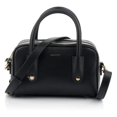 KABELKA GANT ICONIC MINI LEATHER BAG BLACK