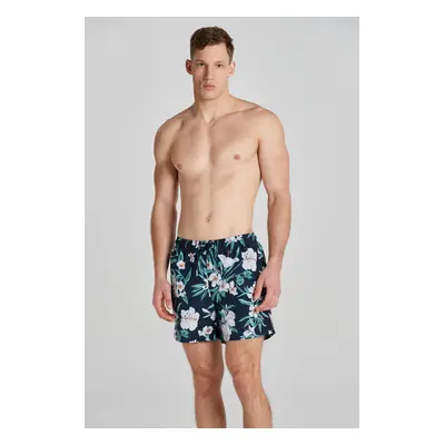 PLAVKY GANT OLEANDER PRINT SWIM SHORTS EVENING BLUE