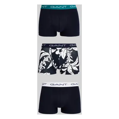 SPODNÍ PRÁDLO GANT PALM LEI PRINT TRUNK 3-PACK EVENING BLUE