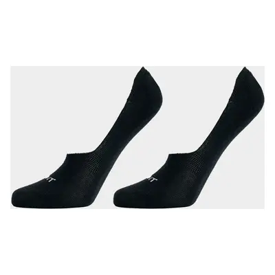 PONOŽKY GANT INVISIBLE SOCKS 2-PACK BLACK