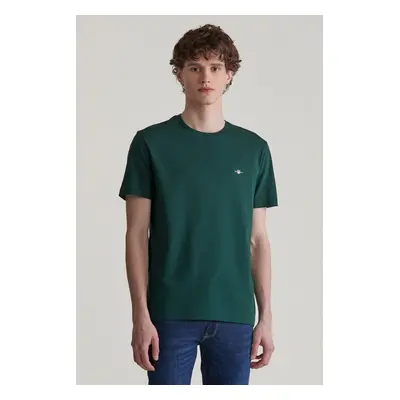 TRIČKO GANT REG SHIELD SS T-SHIRT DEEP FOREST GREEN