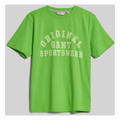 TRIČKO GANT ORIGINAL SPORTSWEAR T-SHIRT SLIME GREEN