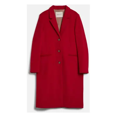 KABÁT GANT CLASSIC TAILORED WOOL COAT RUBY RED